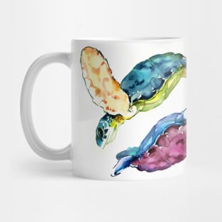 Two Sea Turtles Yin YUng Mug